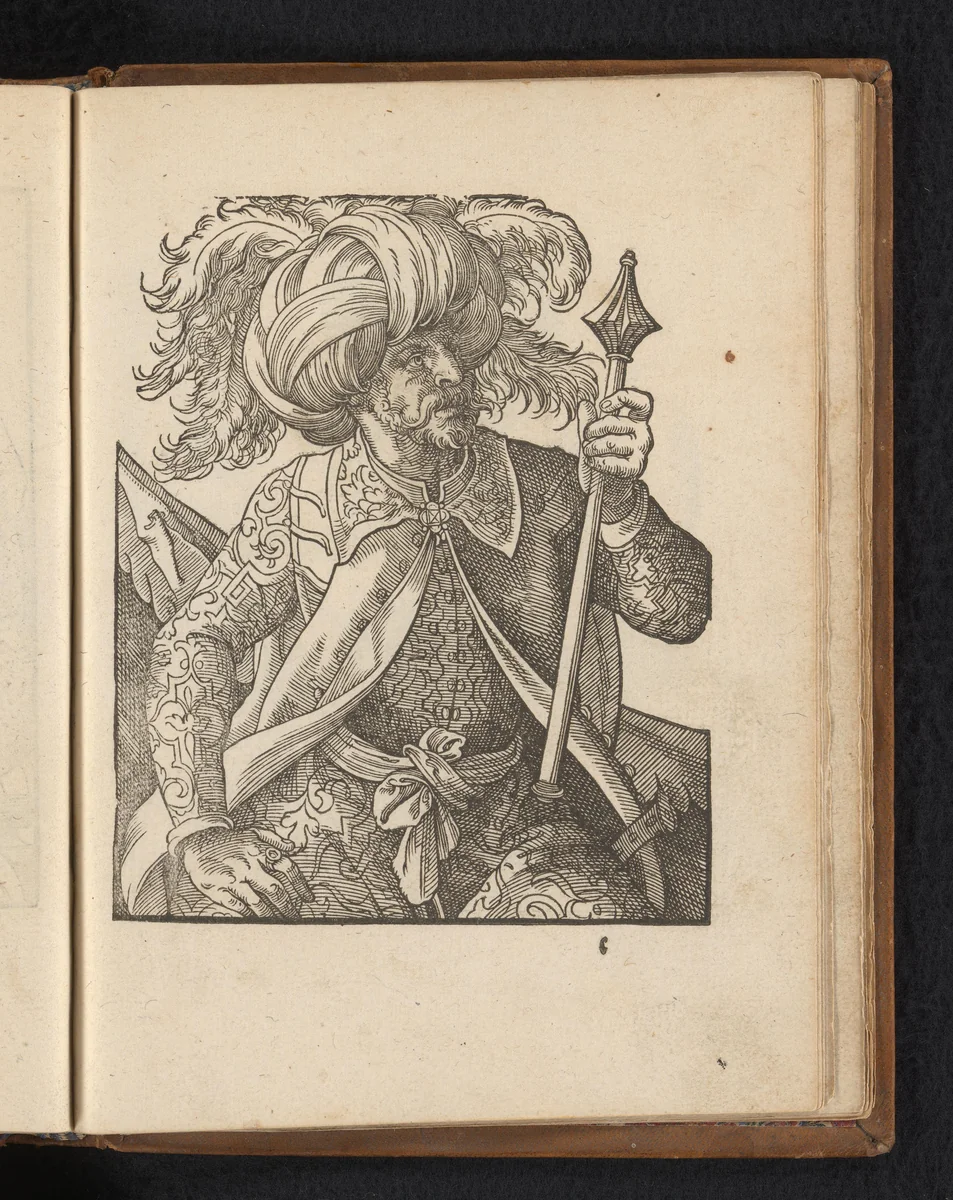 Ottomaanse veldheer by Unknown, print, 1578