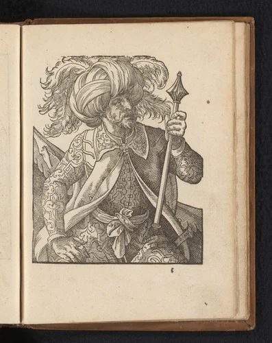 Ottomaanse veldheer by Unknown, print, 1578