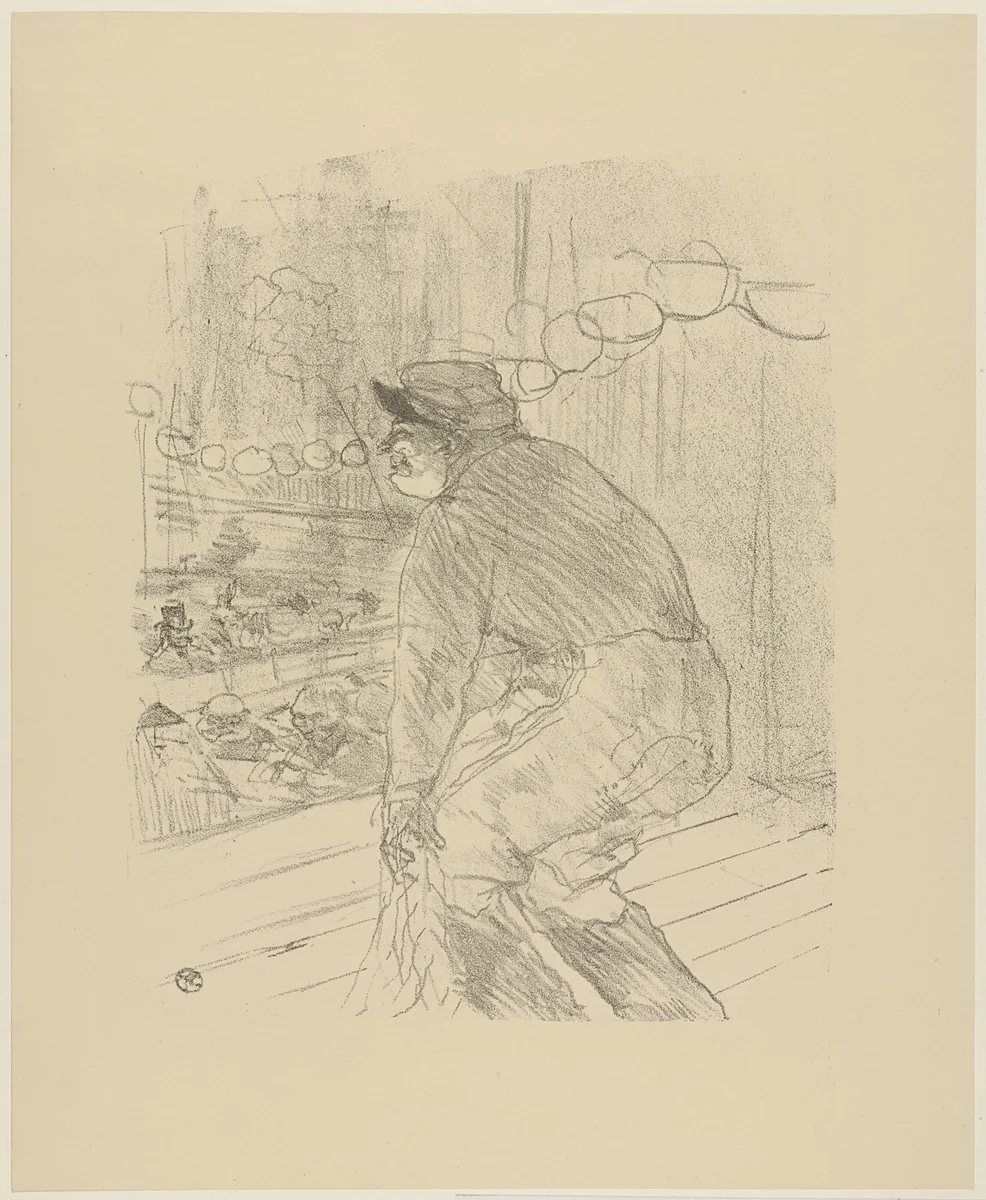 Polin from Portraits of Actors and Actresses: Thirteen Lithographs (Portraits d'Acteurs & Actrices: Treize Lithographies) by Henri de Toulouse-Lautrec, print, 1898