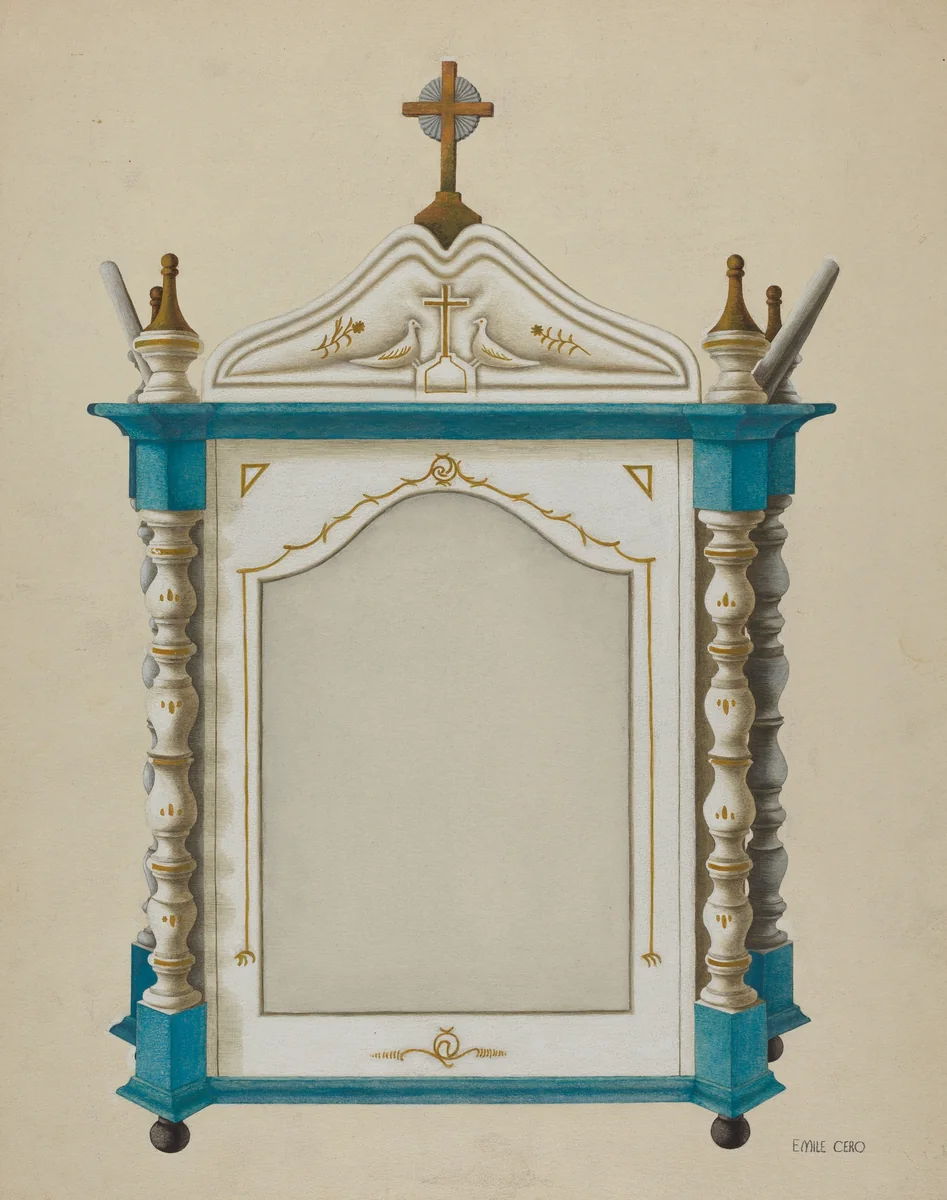 Shrine by Emile Cero, index of american design, 1938