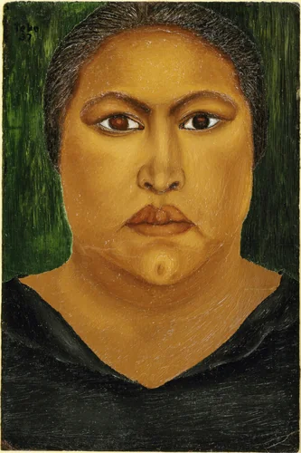 Portrait of My Mother by Tebo, drawing, 1937