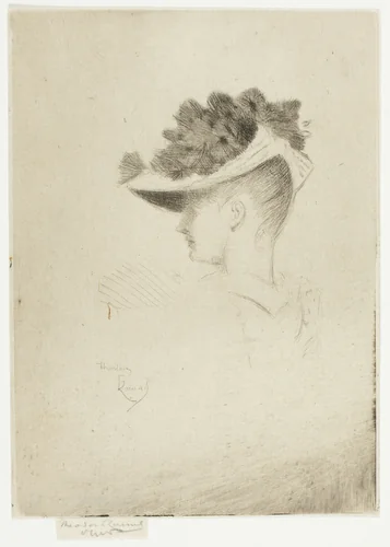 The Henley Hat by Theodore Roussel, print, 1890