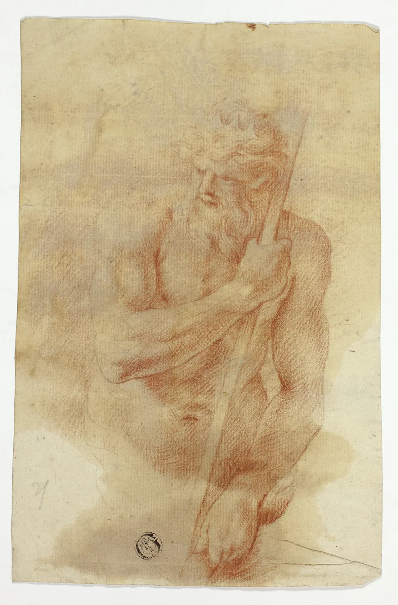 Neptune by Unknown Artist, drawing, 1600-1699