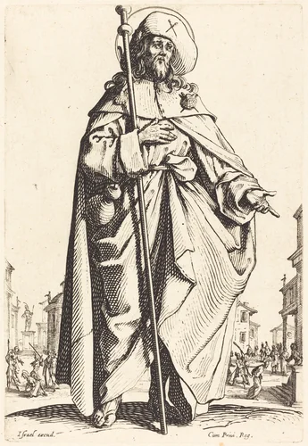 Saint James the Great by Jacques Callot, print, 1631
