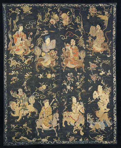 Panel (Furnishing Fabric) by China, textile, 1820-1830