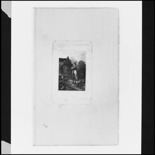 Engraved Plate (from Sketchbook) by John William Casilear, artwork, 1811-1893