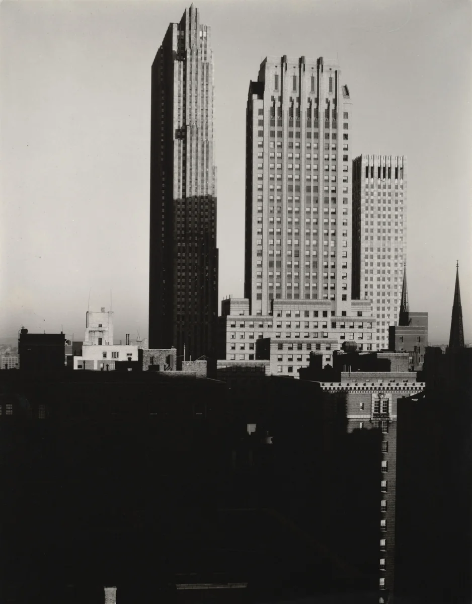 From the Shelton, West by Alfred Stieglitz, photograph, 1935