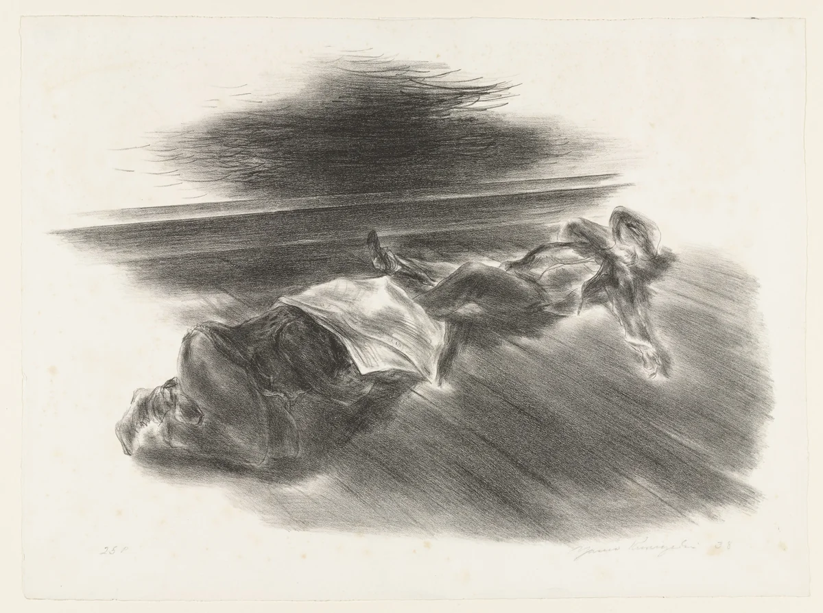 Free Lodging by Yasuo Kuniyoshi, print, 1938