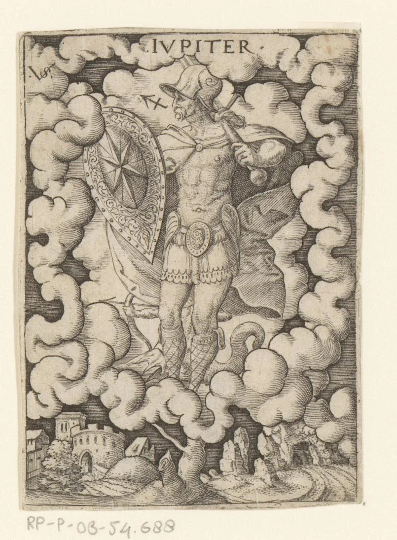 Jupiter by Unknown, print, 1524-1562