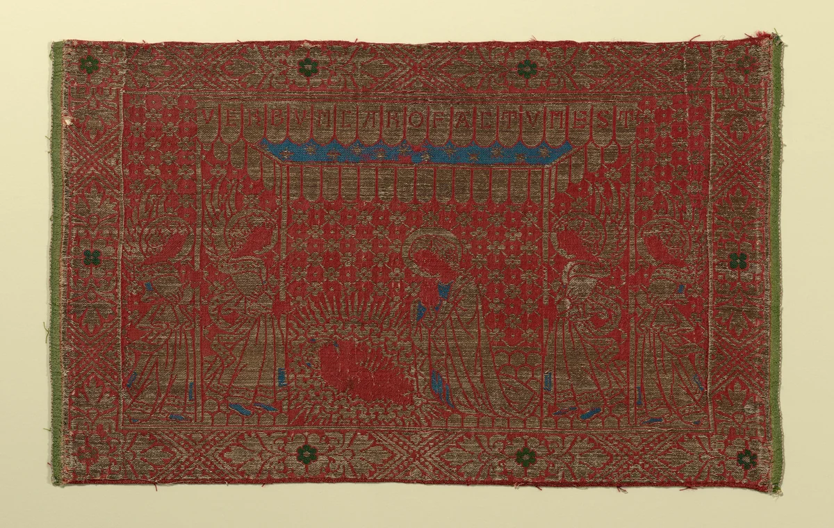 Orphrey Panel (Depicting the Nativity) by Italy, Florence, textile, 1451-1500