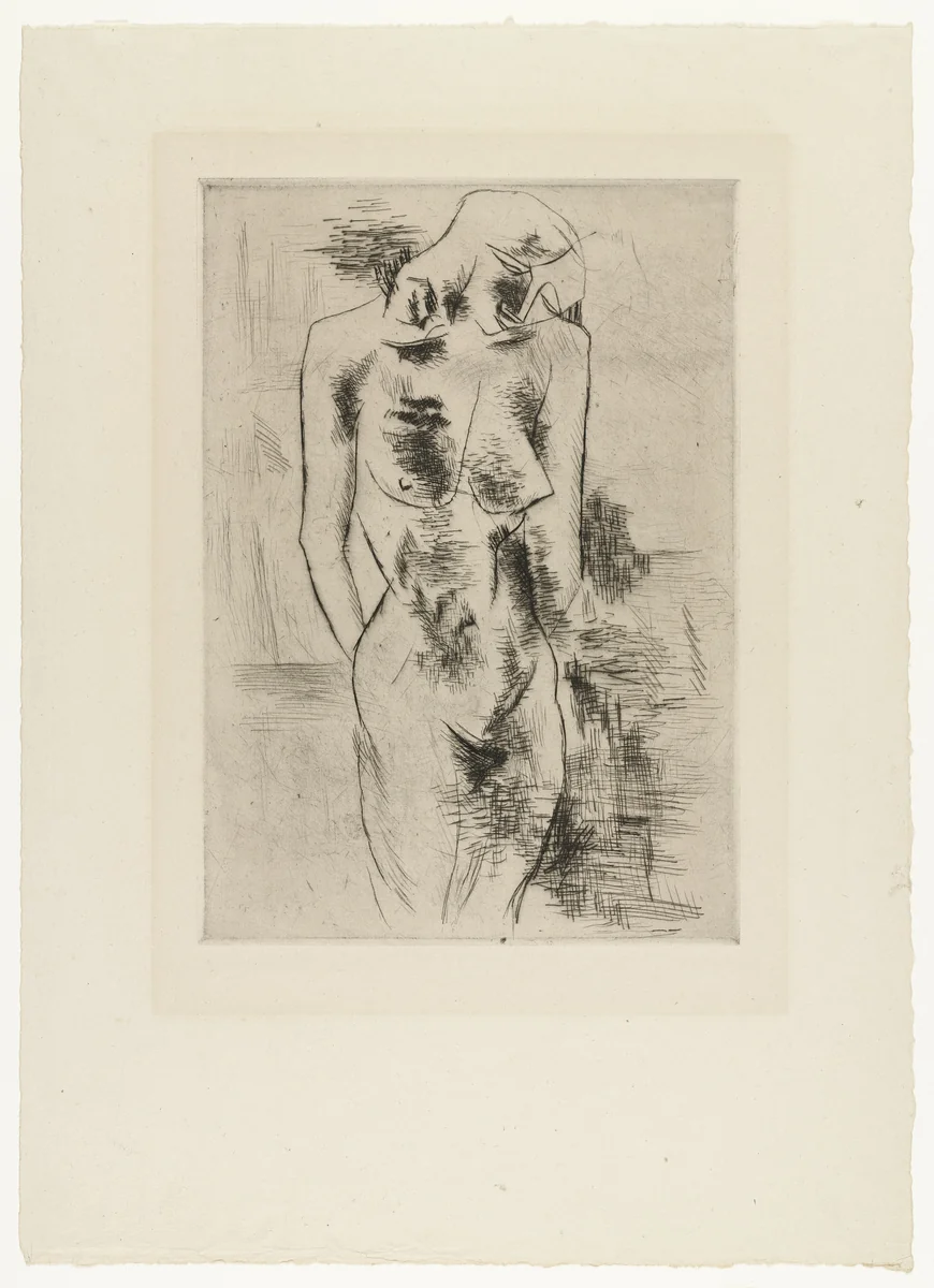 Study of a Nude (Etude de nu) by Georges Braque, print, 1907