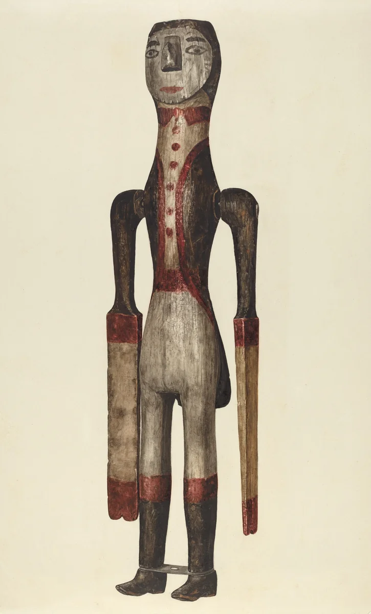 Whirligig by Yolande Delasser, index of american design, 1935-1942