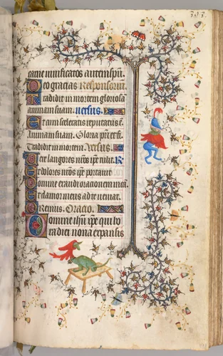 Hours of Charles the Noble, King of Navarre (1361-1425): fol. 191r, Text by Master of the Brussels Initials and Associates, book, 1400-1410