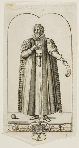 Portrait of François Viète by Charles Meryon, print, 1861