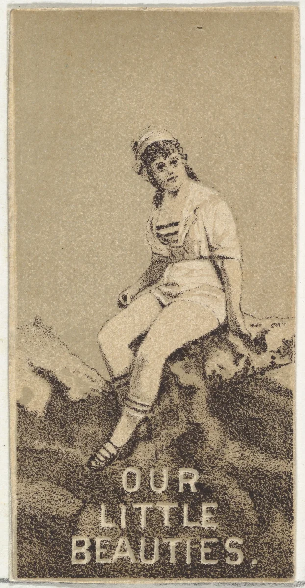 From the Actresses series (N57) promoting Our Little Beauties Cigarettes for Allen & Ginter brand tobacco products by Allen & Ginter, print, 1890