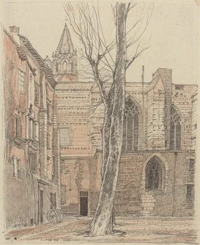 Cloitre St. Pierre, Avignon by F. L. Griggs, drawing, 1922