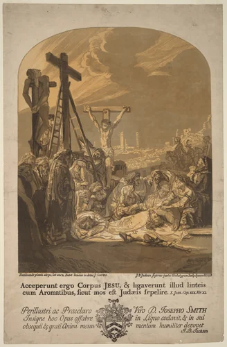 Descent from the Cross by John Baptist Jackson
Rembrandt van Rijn, print, 1738