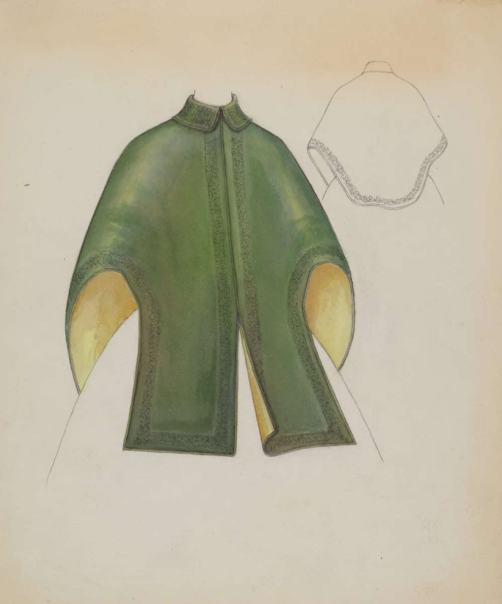 Dolman by Marie Mitchell, index of american design, 1936