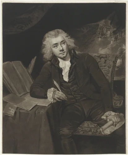 Portret van William Wilberforce by Charles Howard Hodges, print, 1792