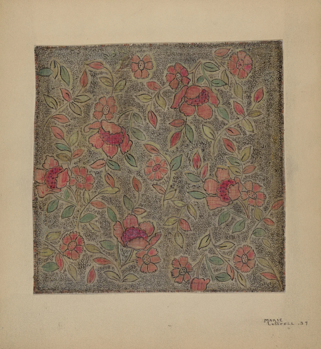 Calico by Marie Lutrell, index of american design, 1939