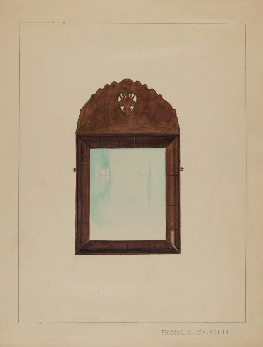 Mirror by Francis Borelli, index of american design, 1936