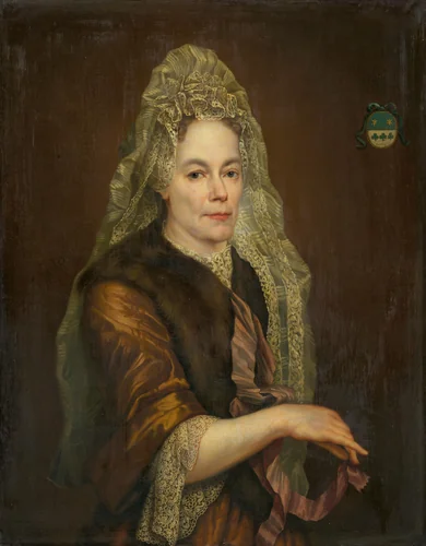 Portrait of Petronella Kettingh (1632-1707), Wife of Diederik van Hogendorp by anonymous, painting, 1690