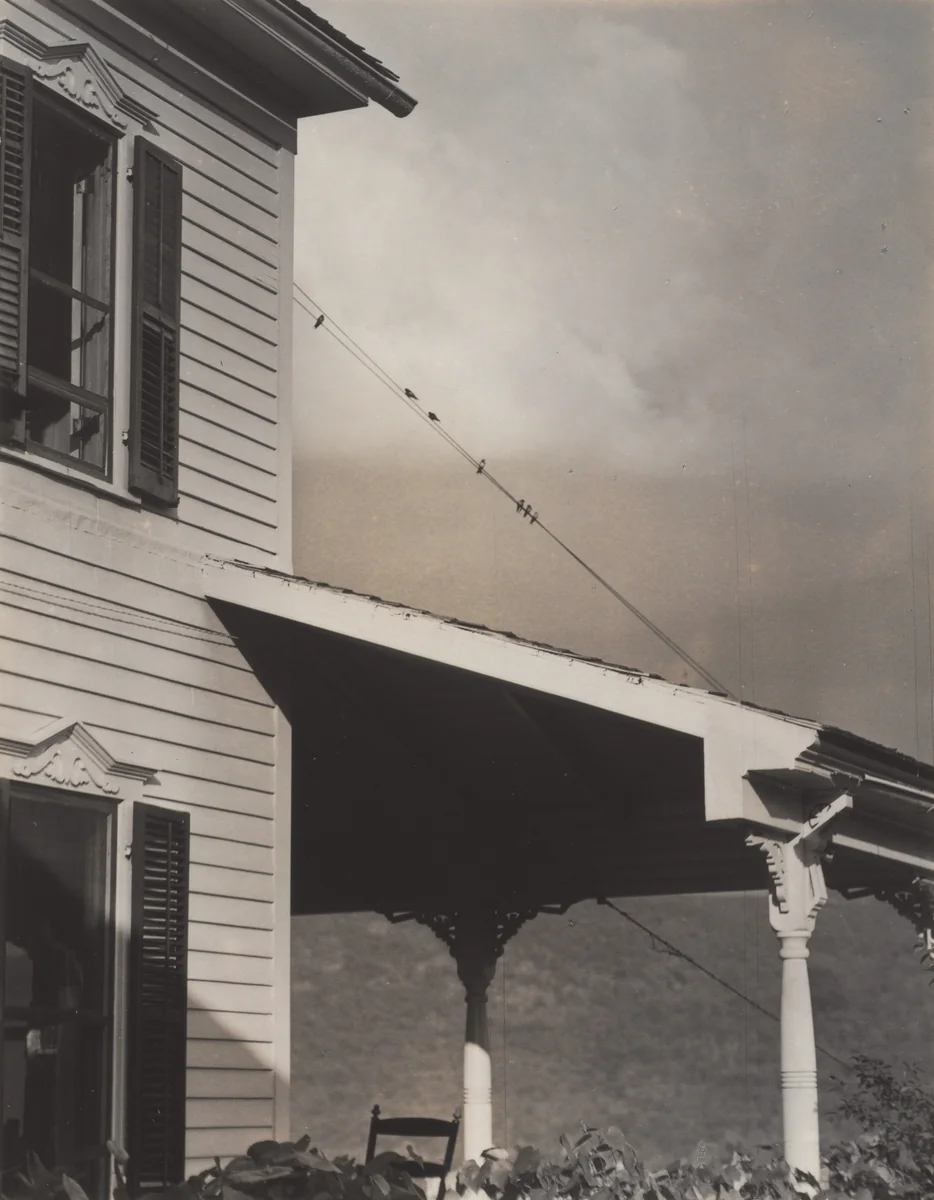 House, Lake George by Alfred Stieglitz, photograph, 1934