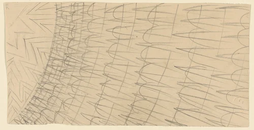 Study for Street Light by Giacomo Balla, drawing, 1909