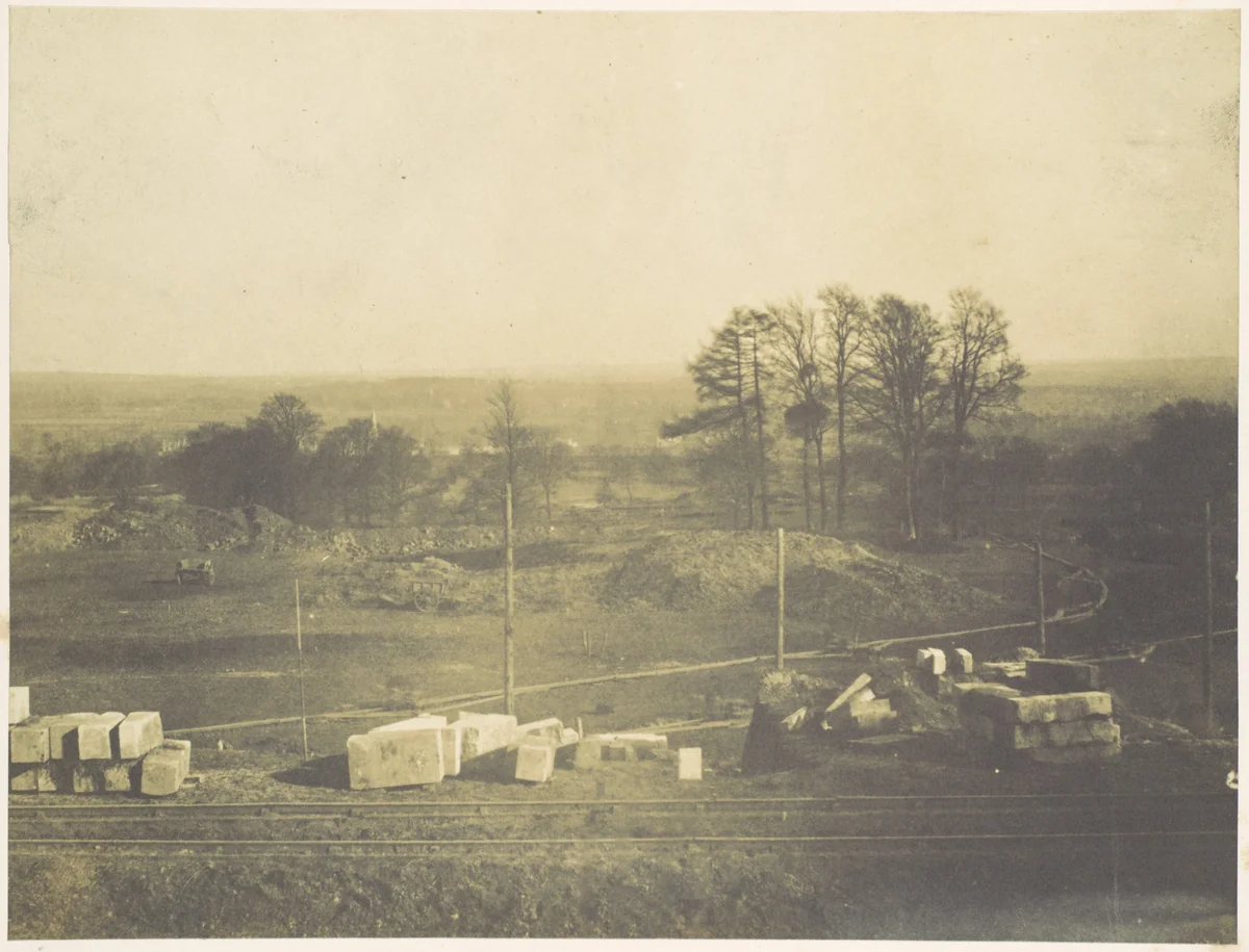 [The Grounds Looking Towards Penge] by Philip Henry Delamotte, photograph, 1854