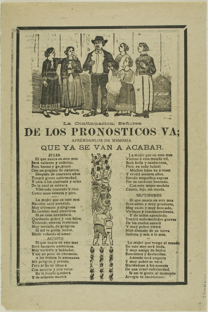 The Continuation, Sirs, of the Forecasts by José Guadalupe Posada, print, 1902