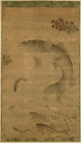Leaping Carp by Liu Jie, painting, 1368-1644
