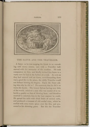 Headpiece (page 165) from The Fables of Aesop by Thomas Bewick, illustrated book, 1818