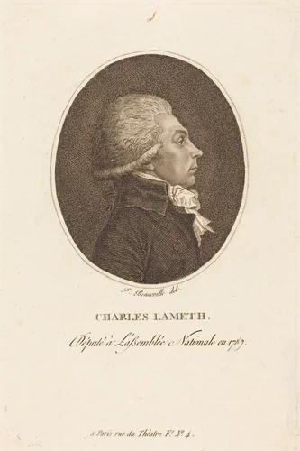 Charles Lameth by François Bonneville, print, 1796