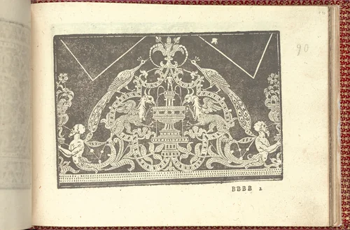 Corona delle Nobili et Virtuose Donne: Libro I-IV, page 90 (recto) by Cesare Vecellio, book, 1601