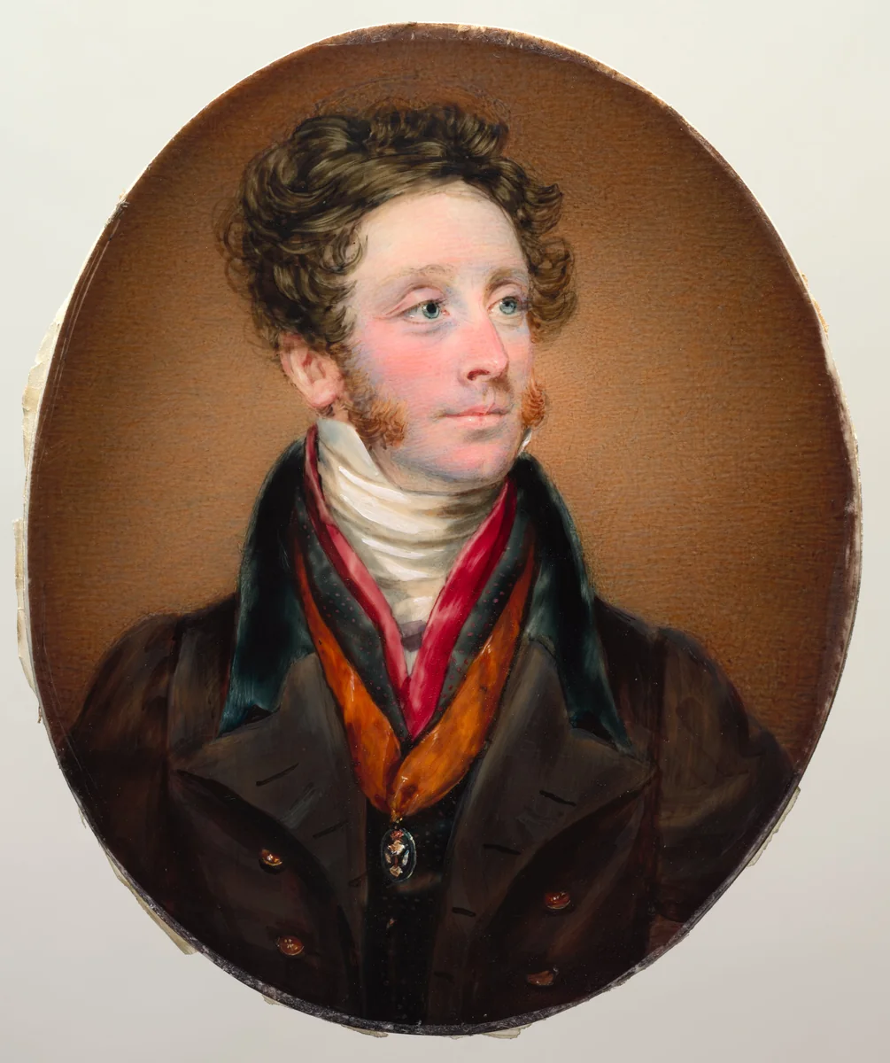 Portrait of John Francis Miller Erskine, Earl of Mar and Earl of Kellie by Kenneth Macleay, painting, 1825