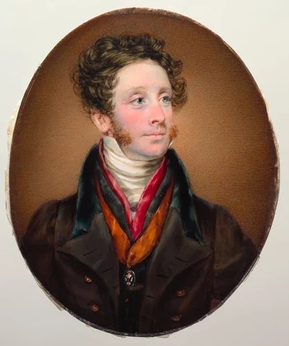 Portrait of John Francis Miller Erskine, Earl of Mar and Earl of Kellie by Kenneth Macleay, painting, 1825