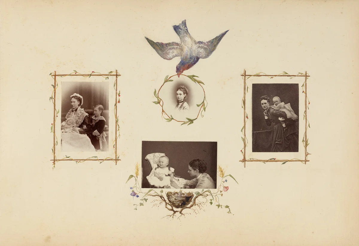 The Madame B Album by Marie-Blanche Hennelle Fournier, photograph, 1870-1879