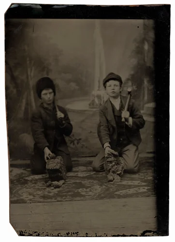Portrait of Breaker Boys by American 19th Century, photograph, 1840-1899
