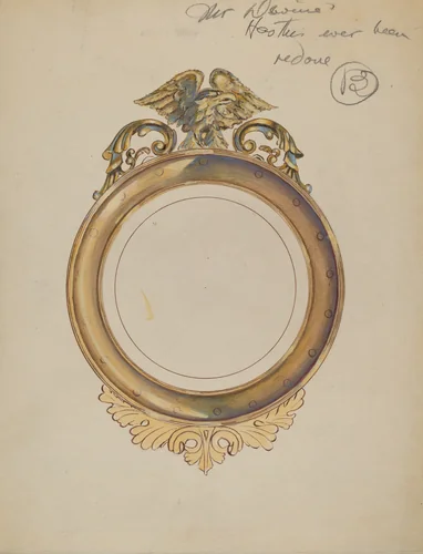 Frame for Mirror by American 20th Century, index of american design, 1935-1942