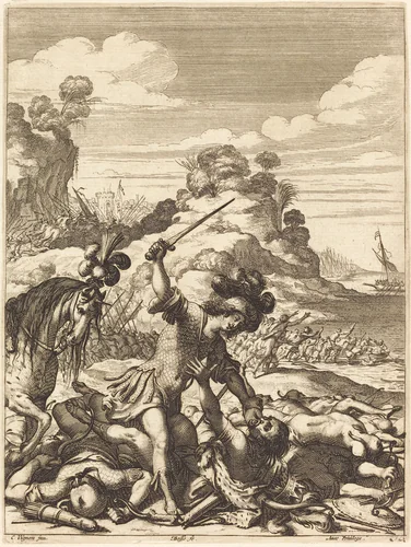 Illustration to Jean Desmarets' "L'Ariane" by Abraham Bosse
Claude Vignon, print, 1639