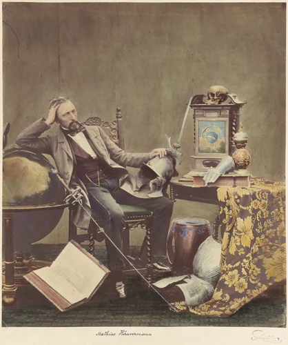 Mathias Häusermann by Franz Antoine, photograph, 1850-1869