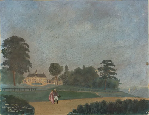 Mount Vernon, Home of General Washington, Virginia by Unknown Artist, painting, 1800-1899