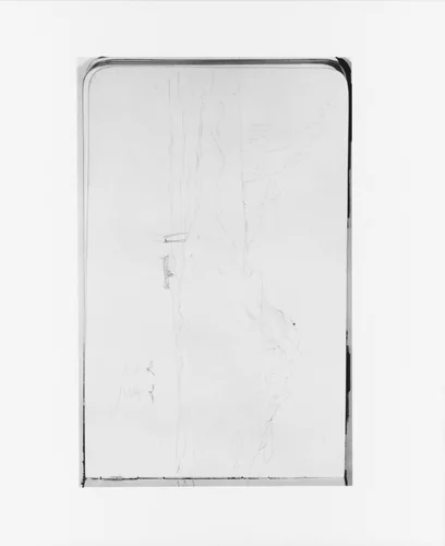 Mountain Landscape with Lake and Canoe (from Sketchbook) by Albert Bierstadt, artwork, 1890