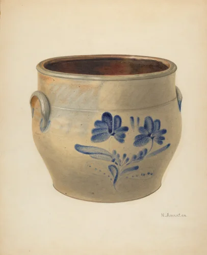 Crock by Nicholas Amantea, index of american design, 1938