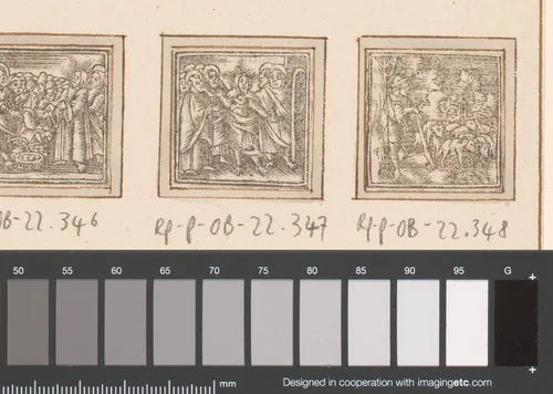 Christus onderwijst zijn discipelen by anonymous, print, 1590