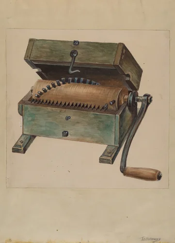 Meat Chopper by Thomas Holloway, index of american design, 1936