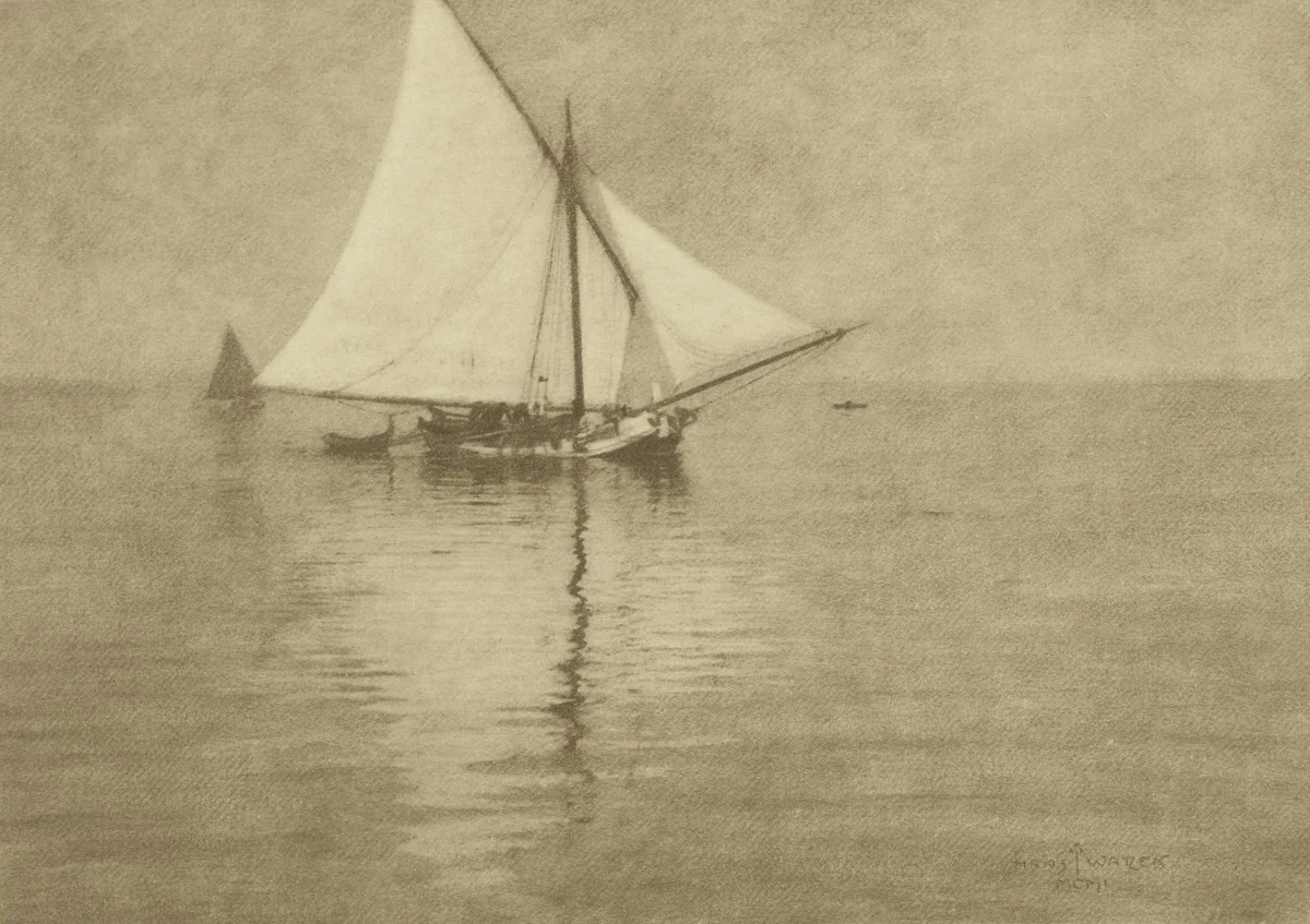 Weisse Segel by Hans Watzek, photograph, 1902