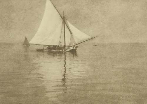 Weisse Segel by Hans Watzek, photograph, 1902