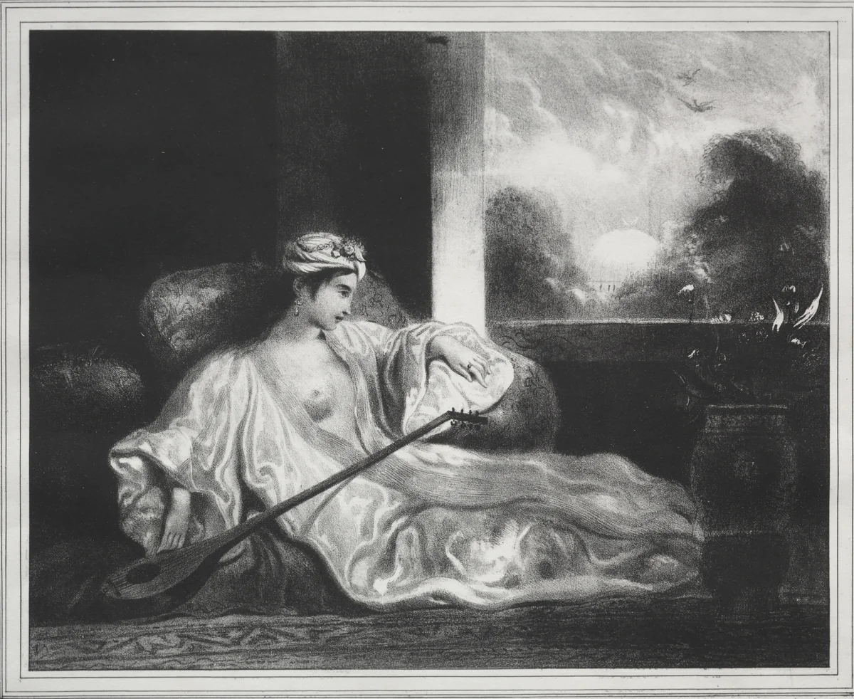 Orientalia by Louis Candide Boulanger, print, 1826-1867