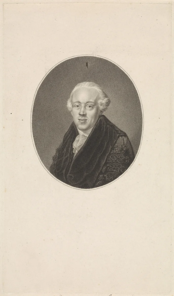 Portret van Jan Frederik van Beeck Calkoen by Willem van Senus, print, 1811-1851